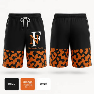 Athletic Shorts With Pockets, Nebraska Force, Softball, Teamtime, Team time, sublimation, custom sports apparel, team uniforms, spirit wear, spiritwear, sports uniforms, custom shirts, team store, custom team store, fundraiser sports, apparel fundraiser