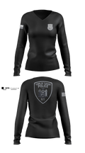 TUXEDO PD 96316402 Women's Long Sleeve V-neck Shirt - 101