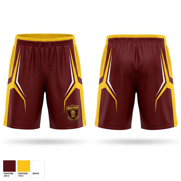 Mens Soccer Shorts, Invaders Football Club, Men's Soccer, Teamtime, Team time, sublimation, custom sports apparel, team uniforms, spirit wear, spiritwear, sports uniforms, custom shirts, team store, custom team store, fundraiser sports, apparel fundraiser