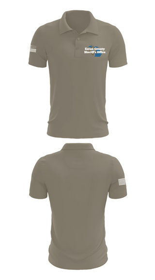 Short Sleeve Performance Polo, Eaton County Sheriff’s Office, Police, Teamtime, Team time, sublimation, custom sports apparel, team uniforms, spirit wear, spiritwear, sports uniforms, custom shirts, team store, custom team store, fundraiser sports, apparel fundraiser