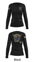 Cambridge Springs Fire Department 28844428 Women's Long Sleeve V-neck Shirt - 23