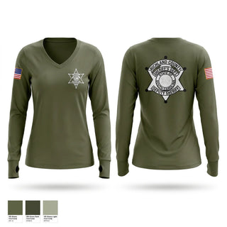 Womens Long Sleeve Vneck Shirt, RCSD, Police, Teamtime, Team time, sublimation, custom sports apparel, team uniforms, spirit wear, spiritwear, sports uniforms, custom shirts, team store, custom team store, fundraiser sports, apparel fundraiser