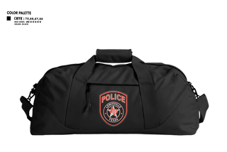 Duffle Bag, Lewisville Police Department, Police, Teamtime, Team time, sublimation, custom sports apparel, team uniforms, spirit wear, spiritwear, sports uniforms, custom shirts, team store, custom team store, fundraiser sports, apparel fundraiser