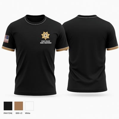 State Police Gang Taskforce 37400858 Short Sleeve Performance Shirt - 1