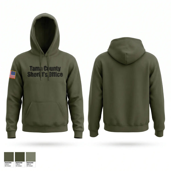 Hoodie, Tama County Sheriff’s Office, Police, Teamtime, Team time, sublimation, custom sports apparel, team uniforms, spirit wear, spiritwear, sports uniforms, custom shirts, team store, custom team store, fundraiser sports, apparel fundraiser