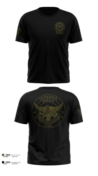 Short Sleeve Performance Shirt, Livingston Police E.S.U., Police, Teamtime, Team time, sublimation, custom sports apparel, team uniforms, spirit wear, spiritwear, sports uniforms, custom shirts, team store, custom team store, fundraiser sports, apparel fundraiser