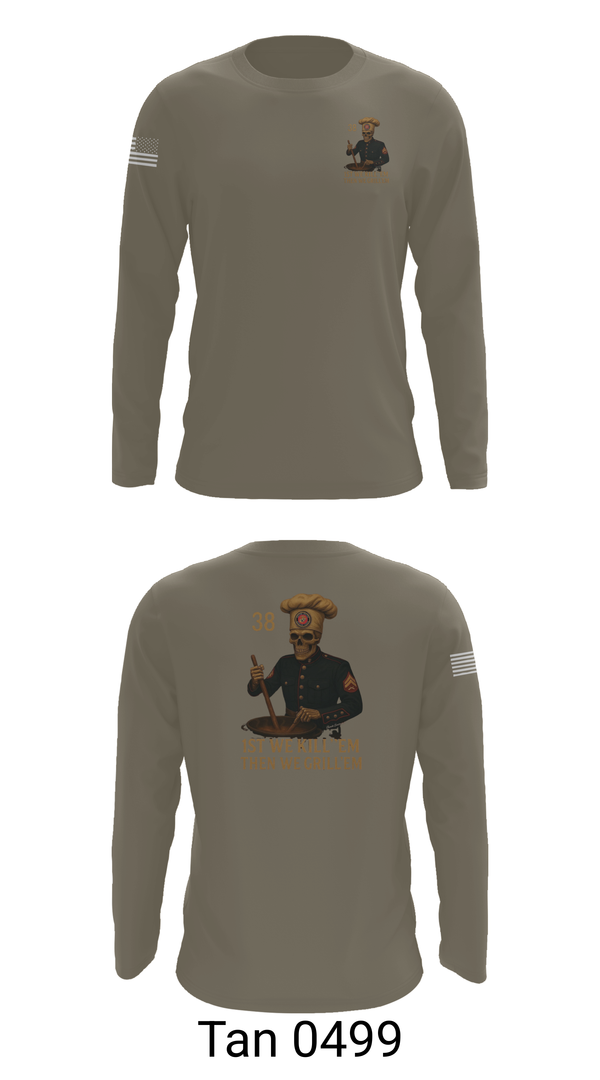 Long Sleeve Performance Shirt, 1/1, Marines, Teamtime, Team time, sublimation, custom sports apparel, team uniforms, spirit wear, spiritwear, sports uniforms, custom shirts, team store, custom team store, fundraiser sports, apparel fundraiser