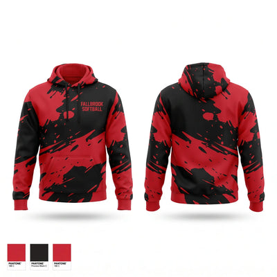 Fallbrook softball Hoodie - 1