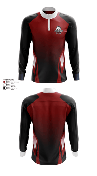 Quarter Zip Jacket, Westfall mustangs, Women's Basketball, Teamtime, Team time, sublimation, custom sports apparel, team uniforms, spirit wear, spiritwear, sports uniforms, custom shirts, team store, custom team store, fundraiser sports, apparel fundraiser