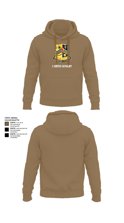 1-105th cavalry 36351622 Hoodie - 11