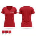 Spring Brook Fire Company Women's Short Sleeve V-neck Shirt - 1
