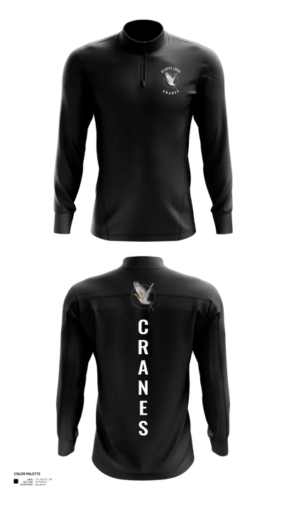 Gladys Jung Cranes Cross Country Quarter Zip Jacket - 40