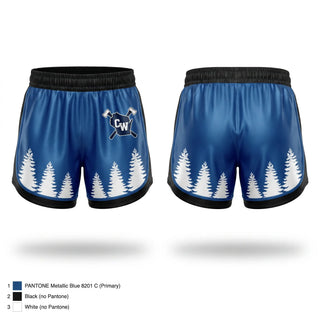Womens Shorts, Central Wisconsin lumberjacks, , Teamtime, Team time, sublimation, custom sports apparel, team uniforms, spirit wear, spiritwear, sports uniforms, custom shirts, team store, custom team store, fundraiser sports, apparel fundraiser