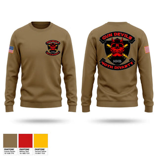 Crew Neck Sweatshirt, HHB 40th Division Artillery, National Guard, Teamtime, Team time, sublimation, custom sports apparel, team uniforms, spirit wear, spiritwear, sports uniforms, custom shirts, team store, custom team store, fundraiser sports, apparel fundraiser
