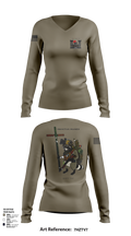 441st Engineer Company 97843489 Women's Long Sleeve V-neck Shirt - 109