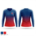 Fast Break Basketball 4175743 Women's Long Sleeve V-neck Shirt - 1