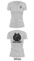 Farmersville Police K9 Unit 60713953 Women's Short Sleeve V-neck Shirt - 12