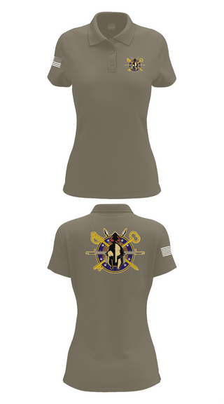 Womens Short Sleeve Performance Polo, A Company 68th DSSB 4ID, , Teamtime, Team time, sublimation, custom sports apparel, team uniforms, spirit wear, spiritwear, sports uniforms, custom shirts, team store, custom team store, fundraiser sports, apparel fundraiser