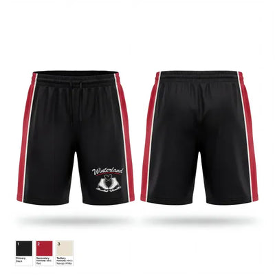 Winterland Kiss and Cry Crew 63348232 Athletic Shorts With Pockets - 1