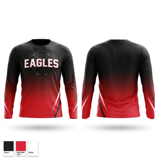 Long Sleeve Performance Shirt, Eagles, Cheer, Teamtime, Team time, sublimation, custom sports apparel, team uniforms, spirit wear, spiritwear, sports uniforms, custom shirts, team store, custom team store, fundraiser sports, apparel fundraiser