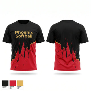 Short Sleeve Performance Shirt, Phoenix Softball, Softball, Teamtime, Team time, sublimation, custom sports apparel, team uniforms, spirit wear, spiritwear, sports uniforms, custom shirts, team store, custom team store, fundraiser sports, apparel fundraiser