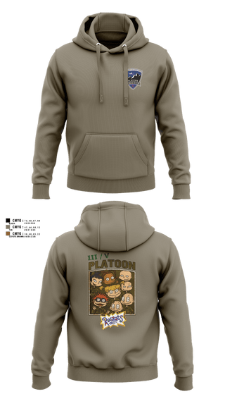 Hoodie, 2-10 AHB Knighthawks, Army, Teamtime, Team time, sublimation, custom sports apparel, team uniforms, spirit wear, spiritwear, sports uniforms, custom shirts, team store, custom team store, fundraiser sports, apparel fundraiser