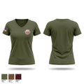 54th Medical company Women's Short Sleeve V-neck Shirt - 1