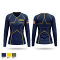 Virginia state fire marshal Women's Long Sleeve V-neck Shirt - 1