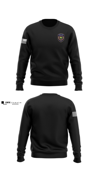 Crew Neck Sweatshirt, FOREST PARK POLICE, Police, Teamtime, Team time, sublimation, custom sports apparel, team uniforms, spirit wear, spiritwear, sports uniforms, custom shirts, team store, custom team store, fundraiser sports, apparel fundraiser