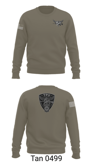 Crew Neck Sweatshirt, Tactical Patrol Unit, Police, Teamtime, Team time, sublimation, custom sports apparel, team uniforms, spirit wear, spiritwear, sports uniforms, custom shirts, team store, custom team store, fundraiser sports, apparel fundraiser