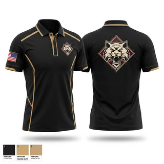 Short Sleeve Performance Polo, 187th MED BN, Army, Teamtime, Team time, sublimation, custom sports apparel, team uniforms, spirit wear, spiritwear, sports uniforms, custom shirts, team store, custom team store, fundraiser sports, apparel fundraiser