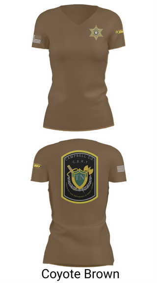 Womens Short Sleeve Vneck Shirt, C.C.S.O. CERT, , Teamtime, Team time, sublimation, custom sports apparel, team uniforms, spirit wear, spiritwear, sports uniforms, custom shirts, team store, custom team store, fundraiser sports, apparel fundraiser