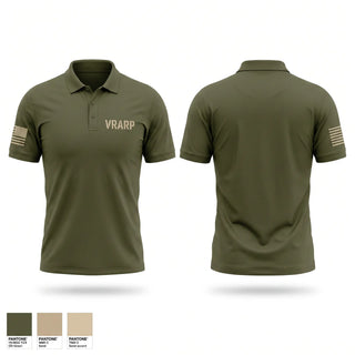 Short Sleeve Performance Polo, VRA-RP, Army, Teamtime, Team time, sublimation, custom sports apparel, team uniforms, spirit wear, spiritwear, sports uniforms, custom shirts, team store, custom team store, fundraiser sports, apparel fundraiser