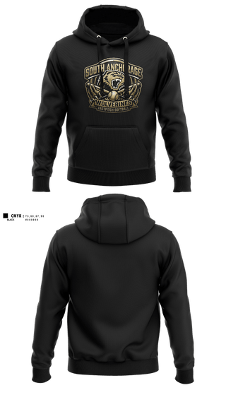 Hoodie, South Anchorage Softball, Softball, Teamtime, Team time, sublimation, custom sports apparel, team uniforms, spirit wear, spiritwear, sports uniforms, custom shirts, team store, custom team store, fundraiser sports, apparel fundraiser