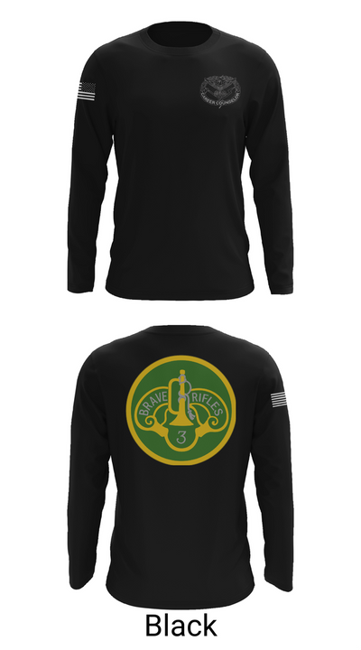 3d Cavalry Regiment 44657863 Long Sleeve Performance Shirt 26