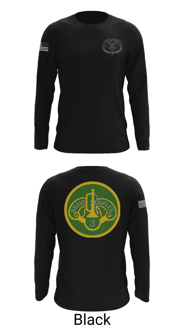 Long Sleeve Performance Shirt, 3d Cavalry Regiment, Army, Teamtime, Team time, sublimation, custom sports apparel, team uniforms, spirit wear, spiritwear, sports uniforms, custom shirts, team store, custom team store, fundraiser sports, apparel fundraiser