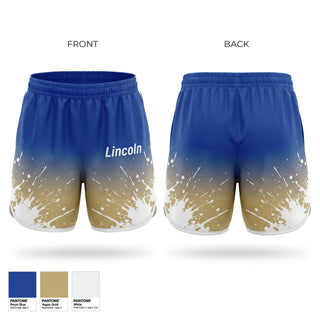 Womens Shorts, Lincoln, Baseball, Teamtime, Team time, sublimation, custom sports apparel, team uniforms, spirit wear, spiritwear, sports uniforms, custom shirts, team store, custom team store, fundraiser sports, apparel fundraiser