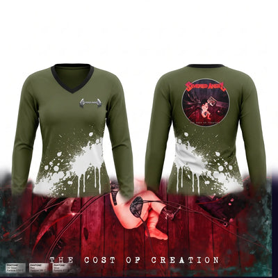 Severed Angel Women's Long Sleeve V-neck Shirt - 1