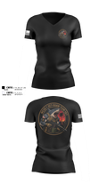 MESG-1 DET GUAM TEAM 707 33362717 Women's Short Sleeve V-neck Shirt - 100