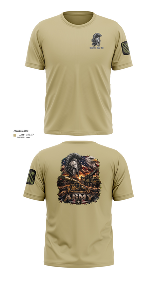 Old School Cotton Feel Shirt, 616th QM CO, Army, Teamtime, Team time, sublimation, custom sports apparel, team uniforms, spirit wear, spiritwear, sports uniforms, custom shirts, team store, custom team store, fundraiser sports, apparel fundraiser