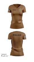 St. Joseph County Police Department 17172359 Women's Short Sleeve V-neck Shirt - 81