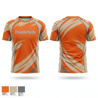 Football Jersey, Thunderbirds, Baseball, Teamtime, Team time, sublimation, custom sports apparel, team uniforms, spirit wear, spiritwear, sports uniforms, custom shirts, team store, custom team store, fundraiser sports, apparel fundraiser