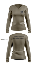 LCSO -SWAT Women's Long Sleeve V-neck Shirt - 100