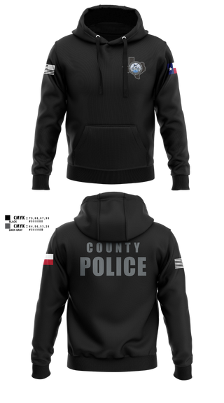 Hoodie, Nueces County Constable PCT4, , Teamtime, Team time, sublimation, custom sports apparel, team uniforms, spirit wear, spiritwear, sports uniforms, custom shirts, team store, custom team store, fundraiser sports, apparel fundraiser
