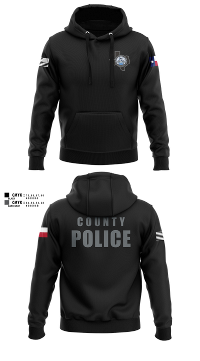 Nueces County Constable PCT4 30073114 Hoodie - 5