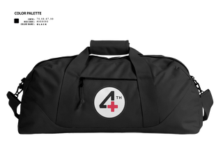 Duffle Bag, Fourth street clinic, , Teamtime, Team time, sublimation, custom sports apparel, team uniforms, spirit wear, spiritwear, sports uniforms, custom shirts, team store, custom team store, fundraiser sports, apparel fundraiser
