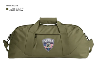 Duffle Bag, Far Hills Police Department, Police, Teamtime, Team time, sublimation, custom sports apparel, team uniforms, spirit wear, spiritwear, sports uniforms, custom shirts, team store, custom team store, fundraiser sports, apparel fundraiser