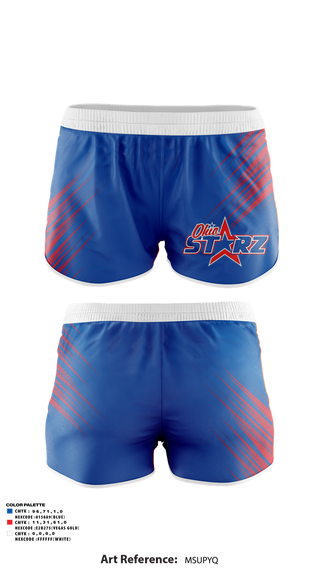 Track Shorts, The Ohio Starz 8u, Softball, Teamtime, Team time, sublimation, custom sports apparel, team uniforms, spirit wear, spiritwear, sports uniforms, custom shirts, team store, custom team store, fundraiser sports, apparel fundraiser