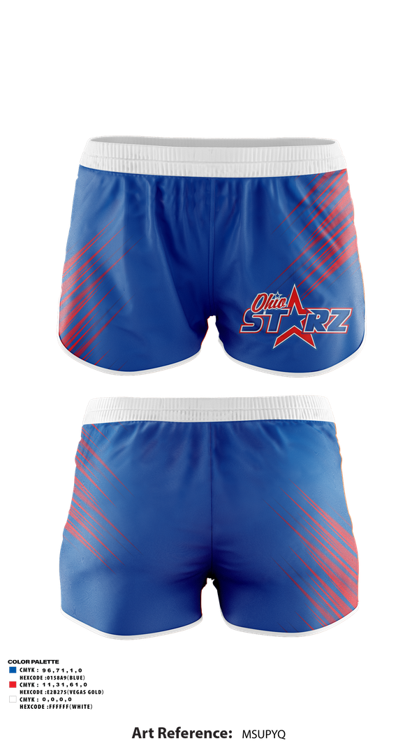 Track Shorts, The Ohio Starz 8u, Softball, Teamtime, Team time, sublimation, custom sports apparel, team uniforms, spirit wear, spiritwear, sports uniforms, custom shirts, team store, custom team store, fundraiser sports, apparel fundraiser