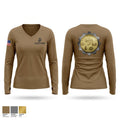 OMC 1st Maintenance Women's Long Sleeve V-neck Shirt - 1